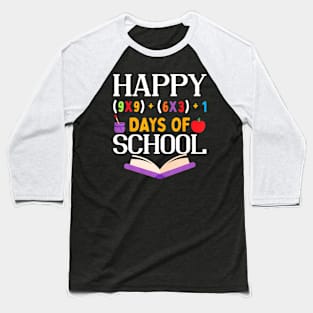 Happy 100 Days Of School Teacher Baseball T-Shirt